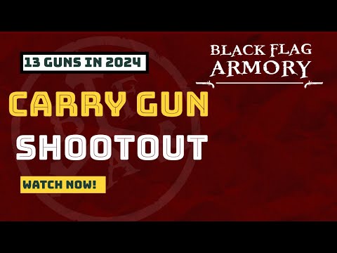 Carry Gun Shootout - one-take, unscripted thoughts on 13 popular carry pistols in 2024. Clear winner