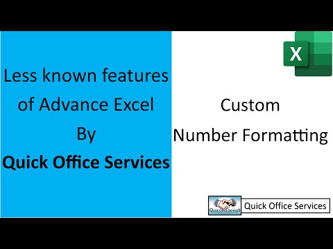 Excel - Magic of Number Formatting