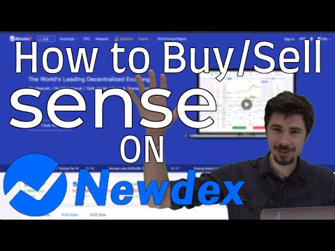 How to Trade SENSE on NewDex, With Free CPU for EOS
