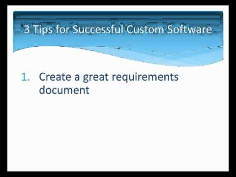 3 Tips for Successful Custom Software Development