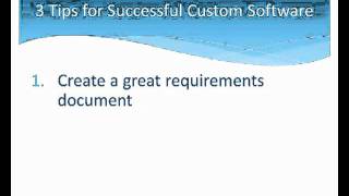 3 Tips for Successful Custom Software Development