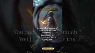 Maybe your heart was built to feel what others are too afraid to touch.In a  #lawofattractionworks