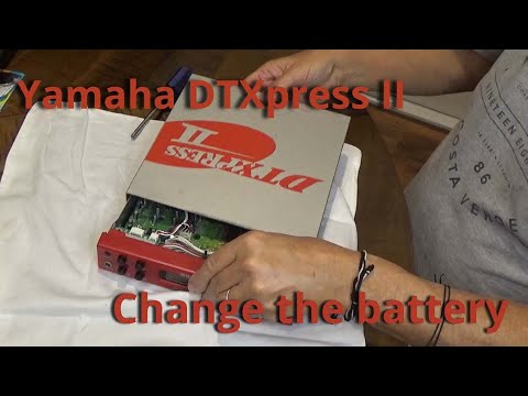 Change the Battery in your Yamaha DTXpress II drum module.