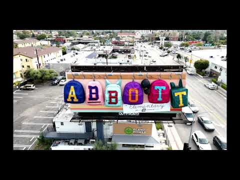Here is the promotional OOH billboard for Abbott Elementary Season 3