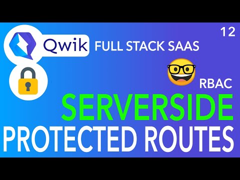 Qwik JS Full Stack App | Protected Routes and RBAC using OnGet | Part 12