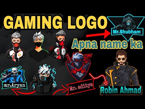 how to make how to make gamer logo | how to make our name gaming logo