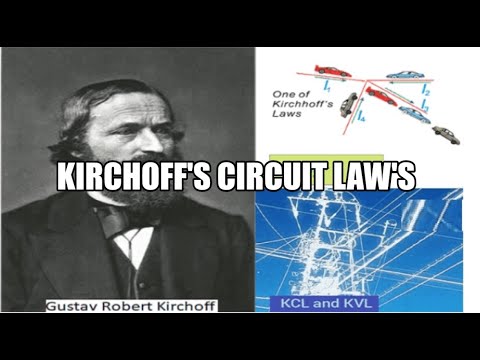 Kirchhoff's circuit law# KCL#KVL# Applications of KCL &KVL #Kirchoff's First and second Law
