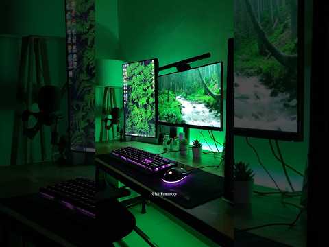 All green #dayinthelife #tech #softwareengineer #coding #gaming #softwaredeveloper #gamingsetup
