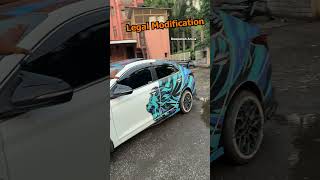 Legal Modification in India!!#automobile #shorts #car #legal #modification #trending #zblack #india