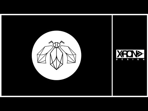 LOGO DESIGN - Beetle Minimalistic icon in Adobe Illustrator