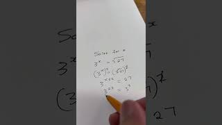 Solve for X #maths #solveforx