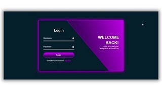 How to Create a Responsive Modern Login Using Html CSS JS Beginners To Advanced Full Tutorial