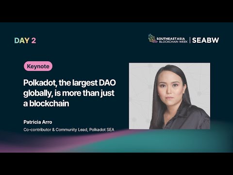 SEABW2024 | Polkadot, the largest DAO globally, is more than just a blockchain