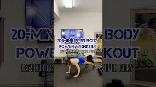 Upper Body Power 💪 #upperbodyworkout #strengthtraining #quickworkout #fitnessshorts