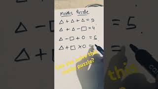 Can you solve this puzzle? #shorts