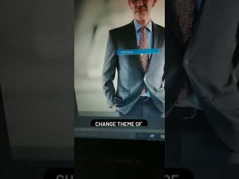 How To Change Theme Of Photoshop #shorts