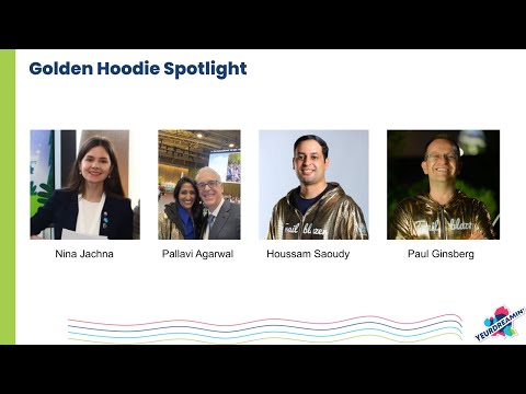 YeurDreamin 25 Golden Hoodie Panel