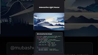 Create an Interactive Lighthouse with HTML, CSS & JS