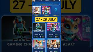 HAMSTER KOMBAT GAMEDEV DAILY COMBO | HAMSTER KOMBAT DAILY COMBO | 27-28 JULY HAMSTER DAILY COMBO