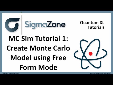 Create Monte Carlo Model using Free Form Mode in Quantum XL