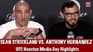 UFC Houston: Sean Strickland vs. Anthony Hernandez Media Day Highlights