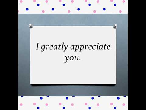 Different Ways To Say Thank You