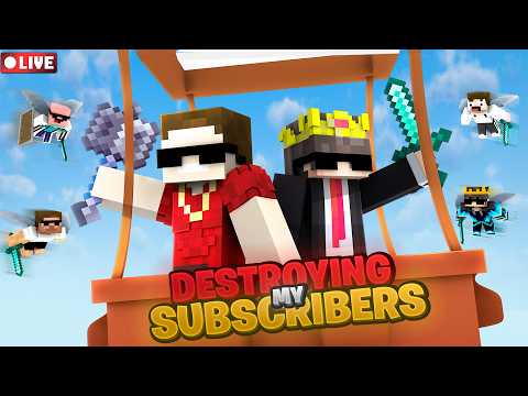 Joining My Subscriber Minecraft Server | LIVE
