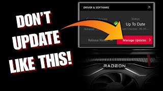 🎮 How to Properly Update AMD GPU (and Chipset) Drivers on Windows 10/11 in 2025?
