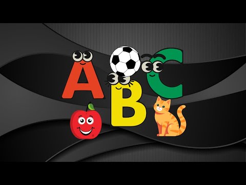Welcome to the Deep Black ABC – A for Apple | Alphabet Learning Video for Kids (Ages 2–6)