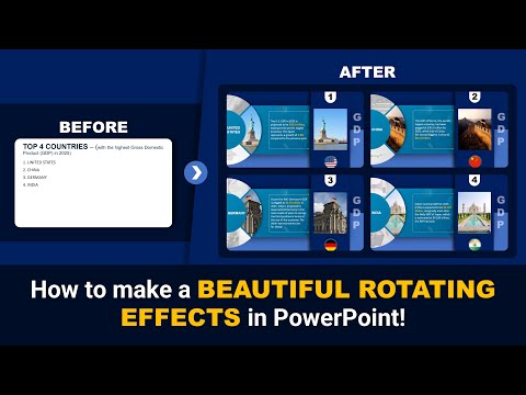 Make stunning rotating effects in PowerPoint | This trick makes your data TOO addictive to ignore!
