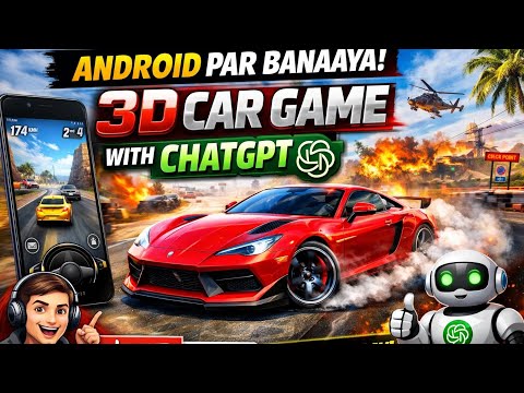 I Built a 3D Game Using Only My Phone 😳🔥 | ChatGPT Experiment