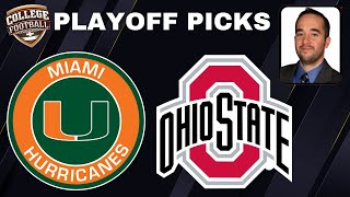 Miami vs. Ohio State College Football Playoff Picks | Robert Ferringo CFB Prediction & Betting Tips