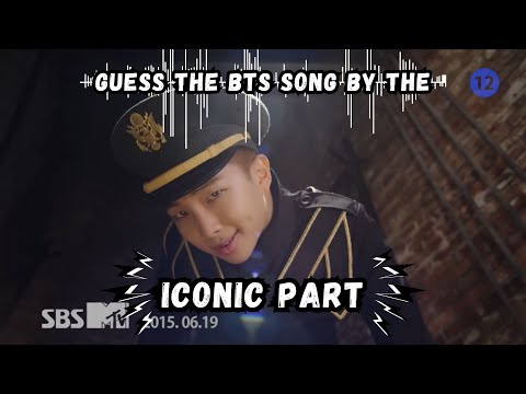 Guess The BTS Song | By The ICONIC Part