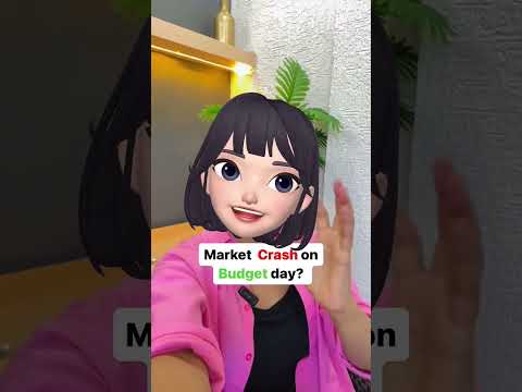 Market crash on Budget day #stockmarket #budget #stockmarketbreakingnews