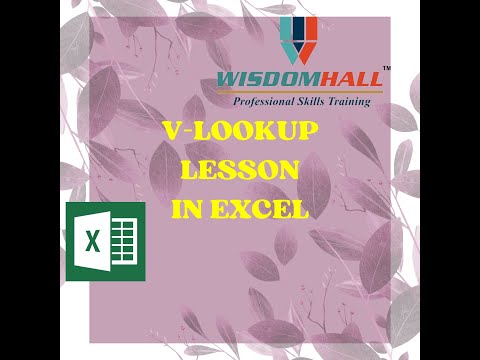Vlook Up. Lesson 1 for Hindi Speaking