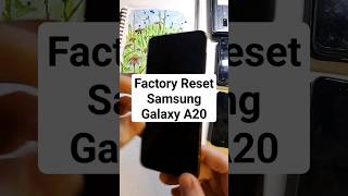 Samsung Galaxy A20 Factory Reset Hard Reset