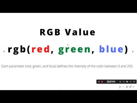 colors in CSS (RGB , RGBA , HEX ,HSL,HSLA)--CSS Tutorial in Hindi [Part 4]