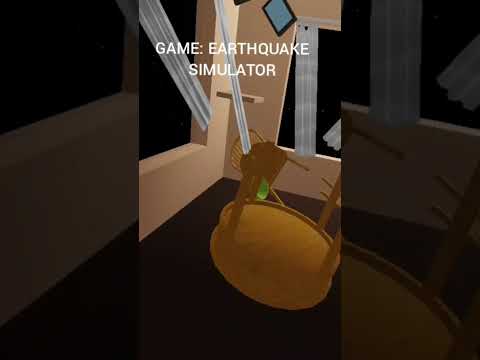 Game: Earthquake simulator🤣🤣#roblox