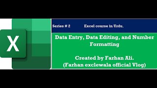 Microsoft Excel Tutorial Beginner series #2 [Full Course] Quick and accurate data entry shortcuts