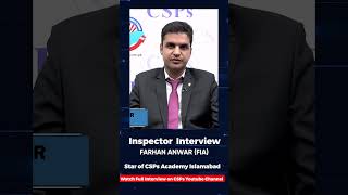 Mock Interview | CSS exam preparation from CSPs Academy, Islamabad  #csspreparation