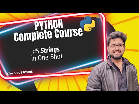 #5 Strings in One-Shot   || Complete Python Course || For Beginner