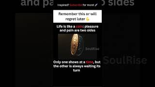 Life’s Coin   Pain and Joy #life #quotes #shorts