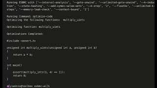 ESBMC-AI V0.3.0 Showcase: Optimize Code