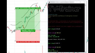 Tradingview-Trainer, Simulated Trading Tool (written w/python)