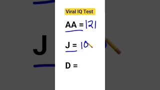 Can you solve this viral IQ test? #shorts #shaky #math #logicalstation #mathpuzzle #logicalpuzzle
