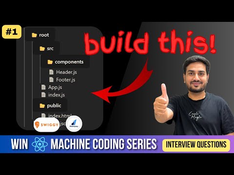 React Folder structure | react machine coding questions | Win React Machine Coding Series #reactjs