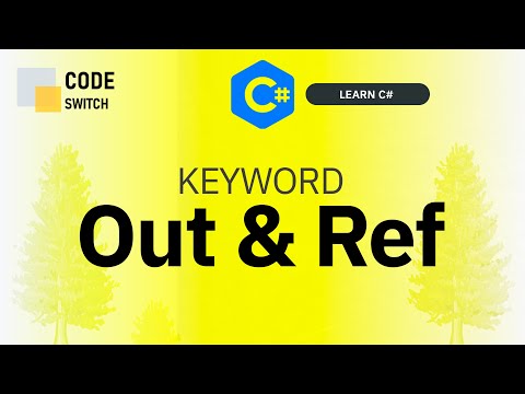 Pass By Value and Pass By reference | out and ref Keywords In C#