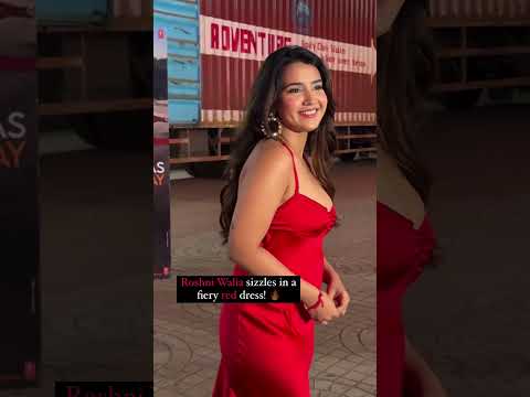 Roshni Walia sizzles in a fiery red dress! 🔥#RoshniWalia #ViralVideo #Bollywood #Reel #Entertainment