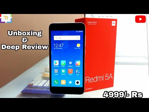 Redmi 5a Unboxing & In depth-Review || Otg ||Gaming || Camera || Hidden features too