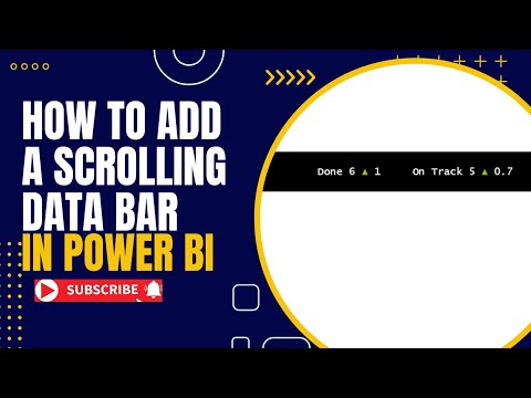 How to Add a Data Scrolling Bar in Power BI | Smooth Data Scrolling for Reports